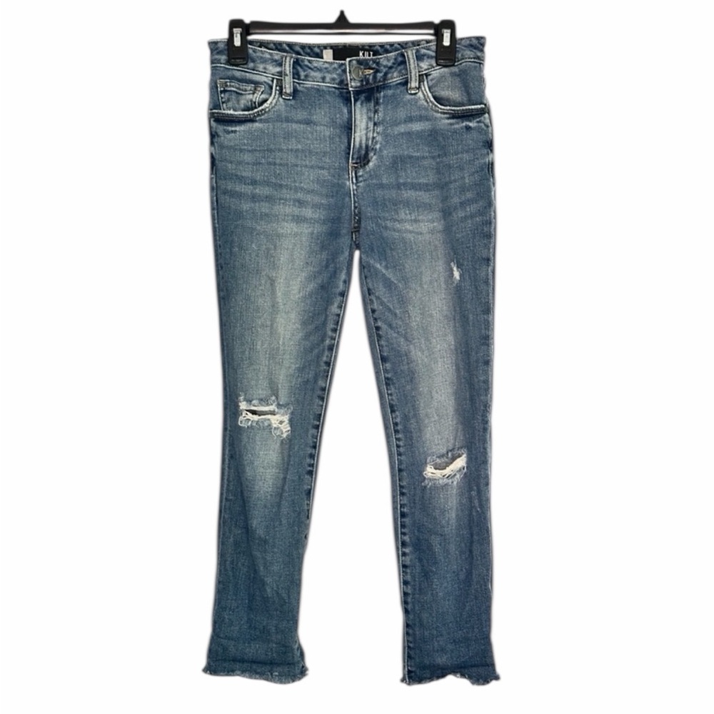 Kut From The Kloth Classic Distressed Women’s Blue Jeans Size 2